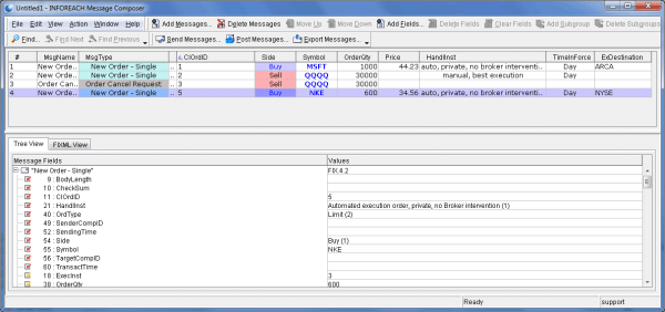 FIX Message Composer