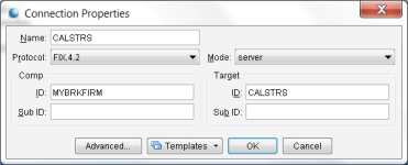 FIXGate Connection Properties